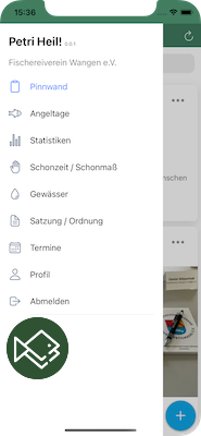 Screenshot der App